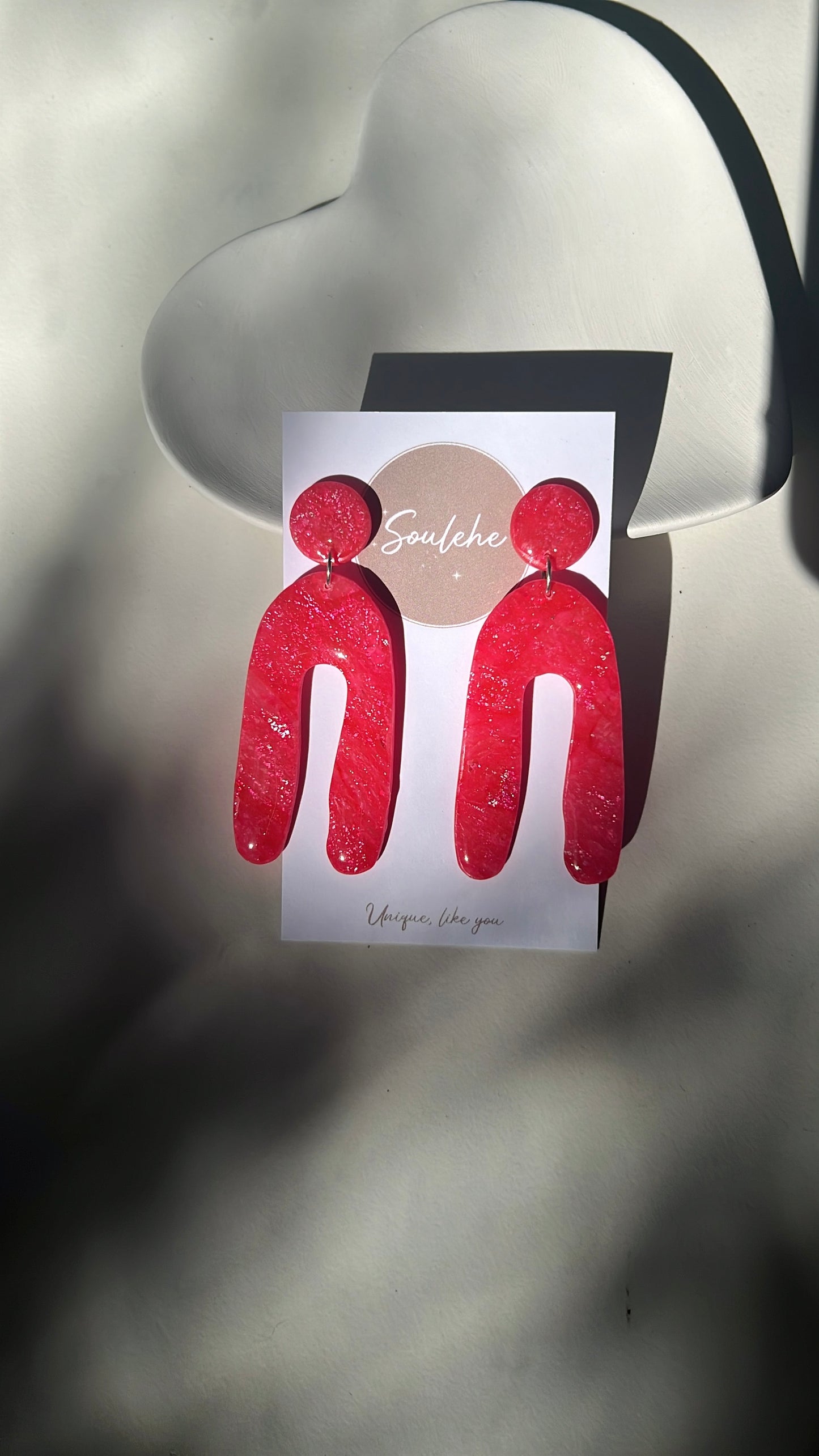 Crimson Deluxe • Luxurious Artisan Earrings