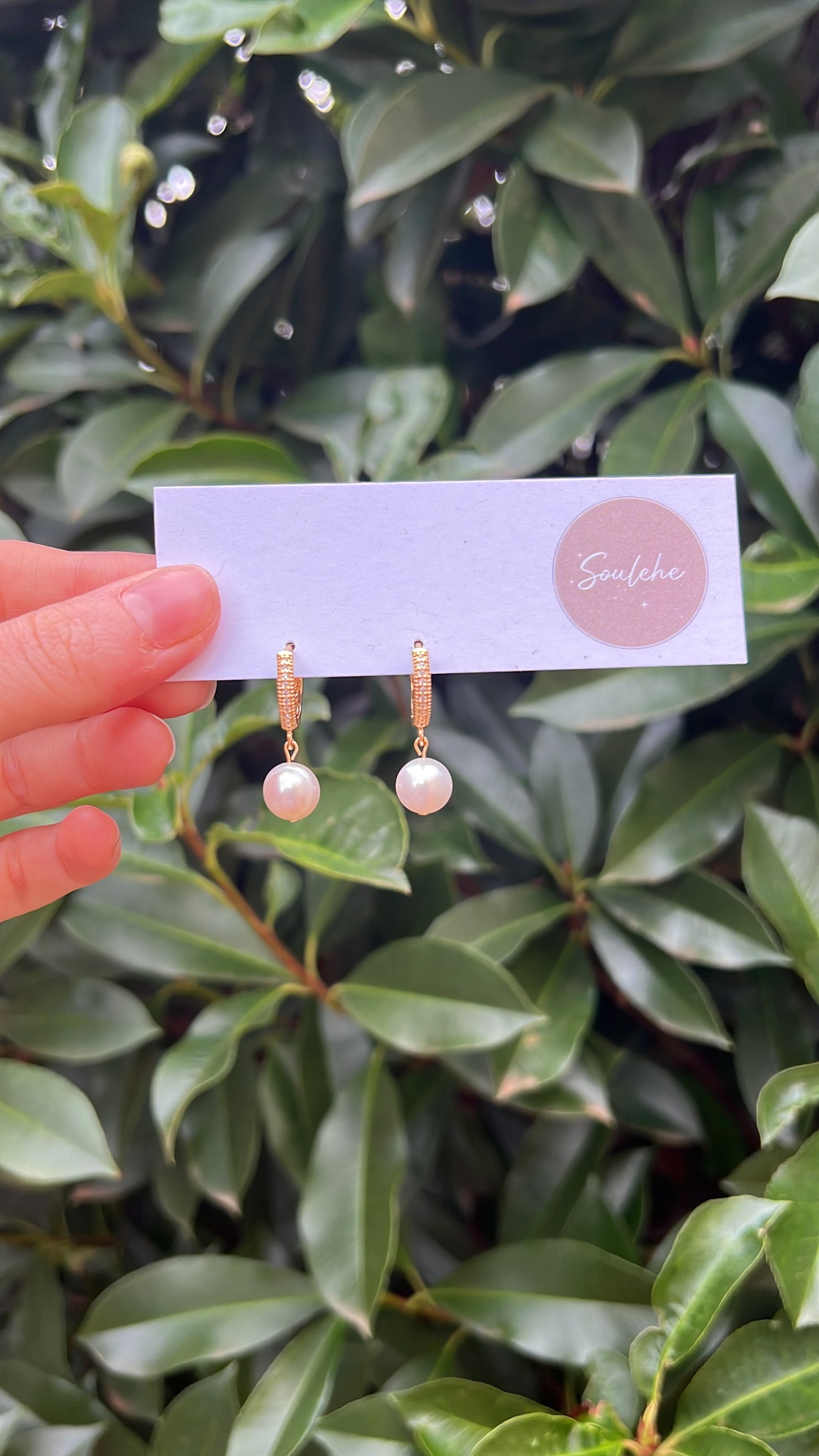 Luxurious • Earrings • Pearl • 14K Gold plated
