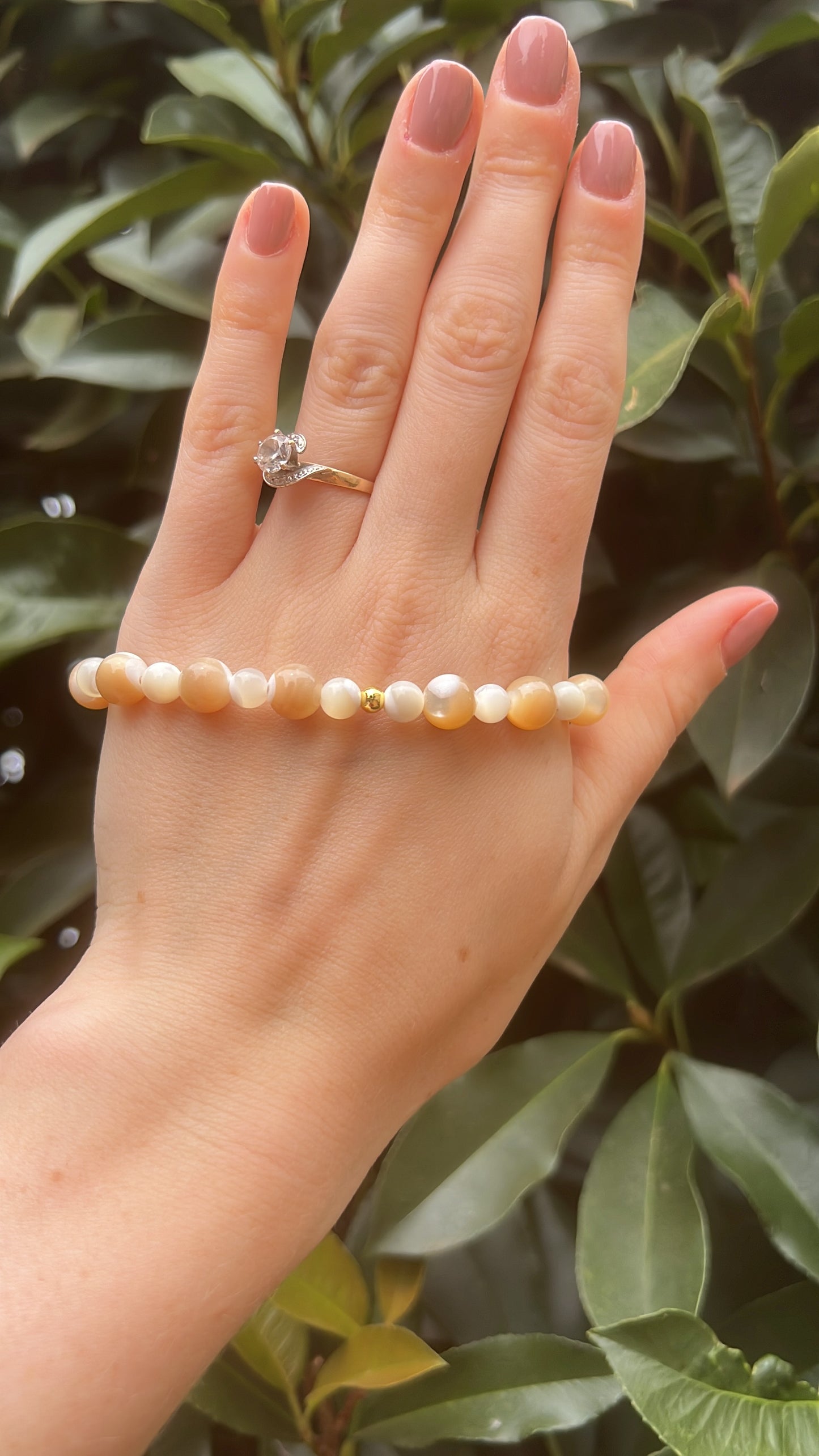 shell gold bracelet wedding