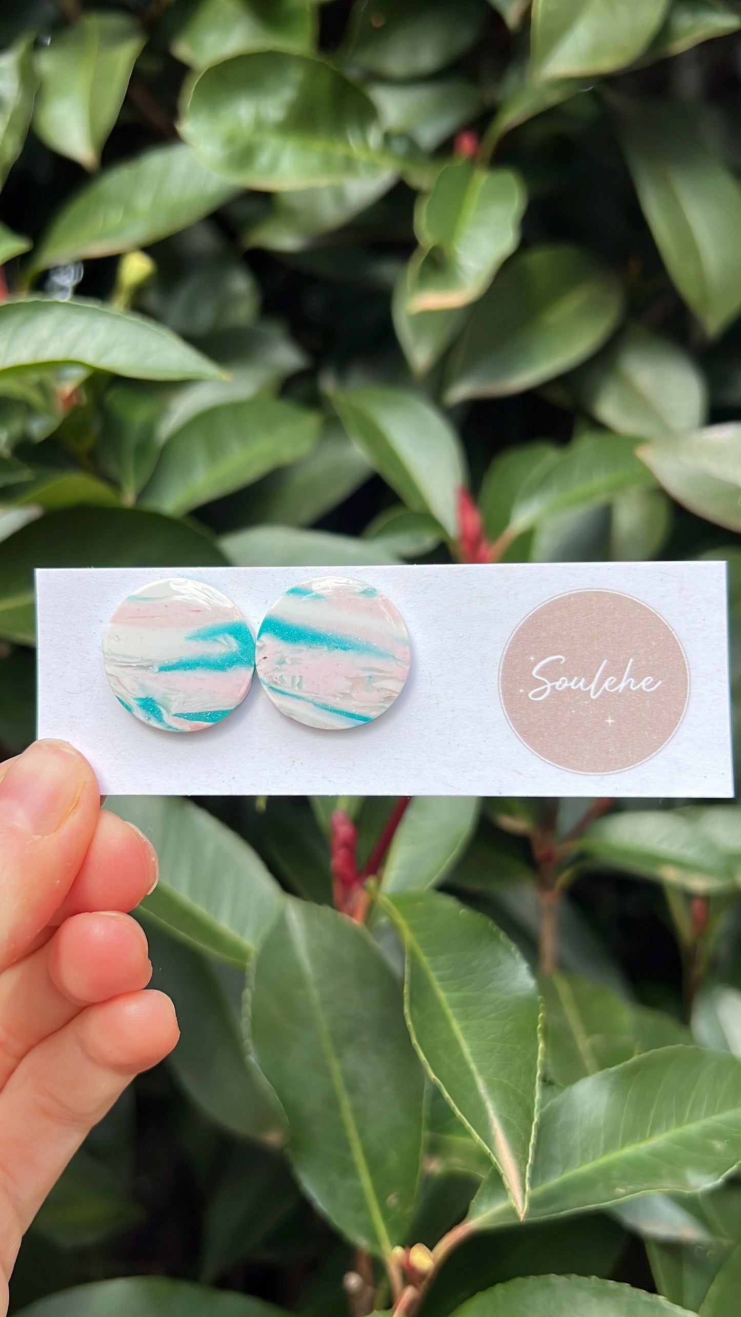 Ocean Breeze • Polymer clay • Stainless Steel