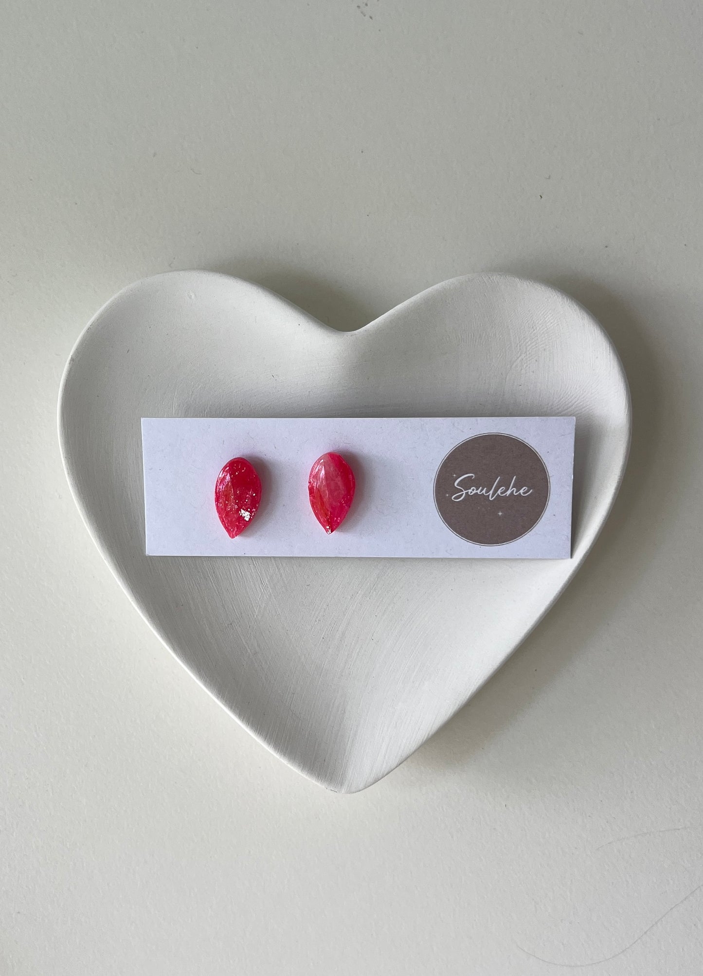 Crimson Drop • Luxurious Artisan Earrings