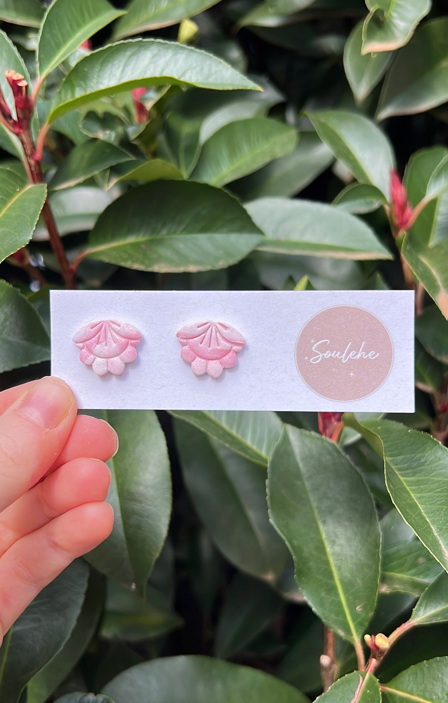 Petal Charm • Polymer clay • 925 Sterling Silver