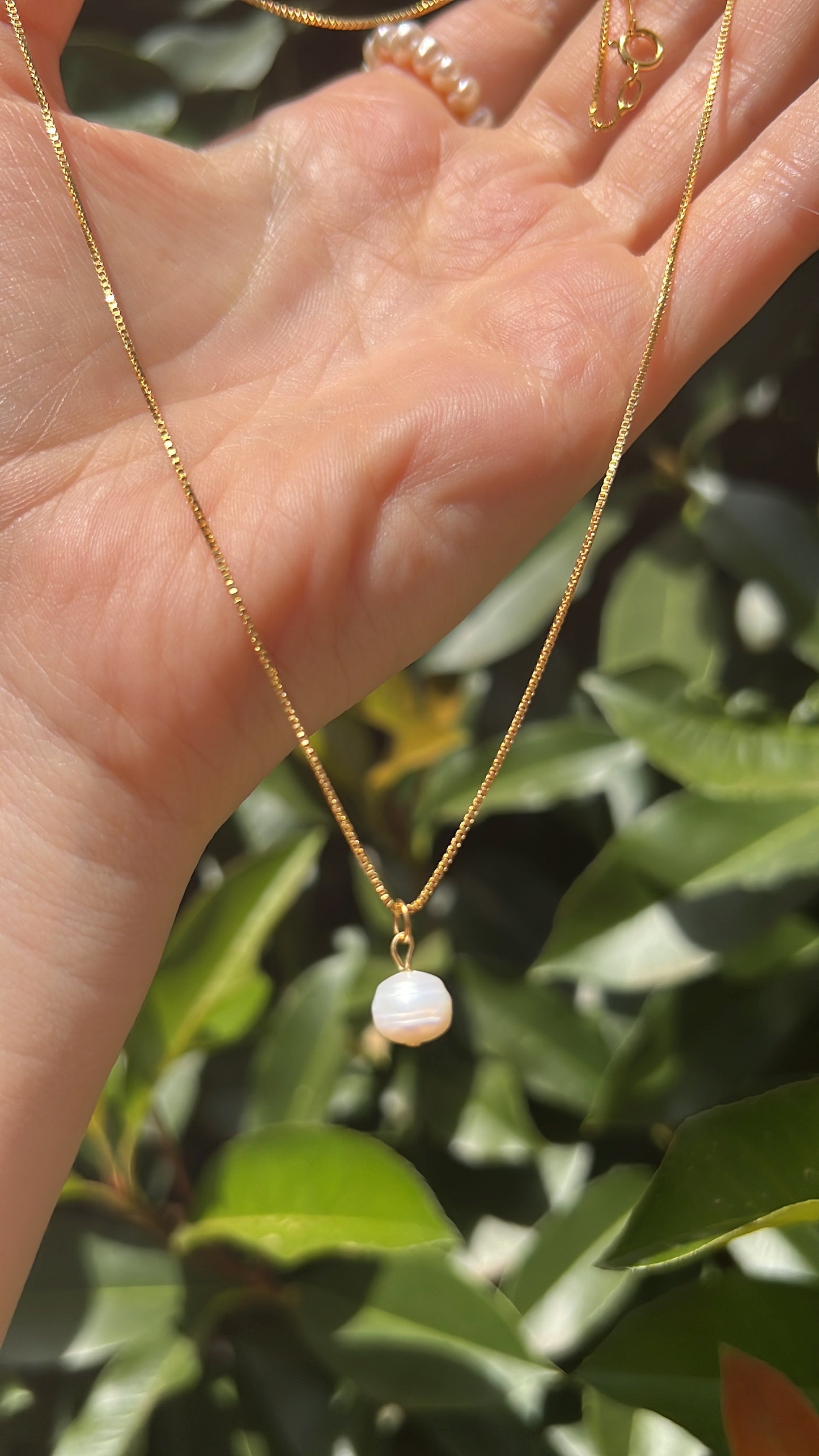 Solo Pearl • 18K Gold Filled
