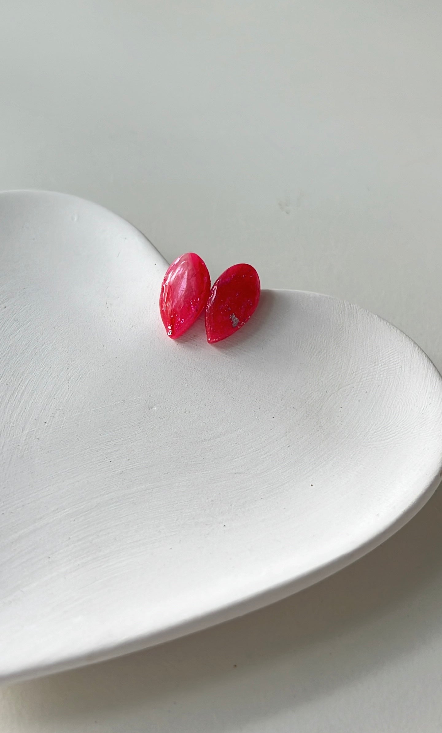 Crimson Drop • Luxurious Artisan Earrings