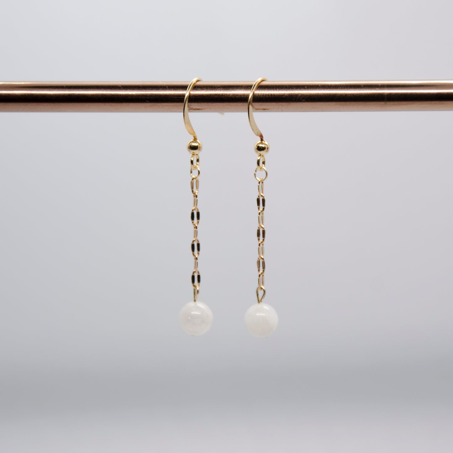 White Moonstone Earrings | Best Moonstone Earrings | Soulehe