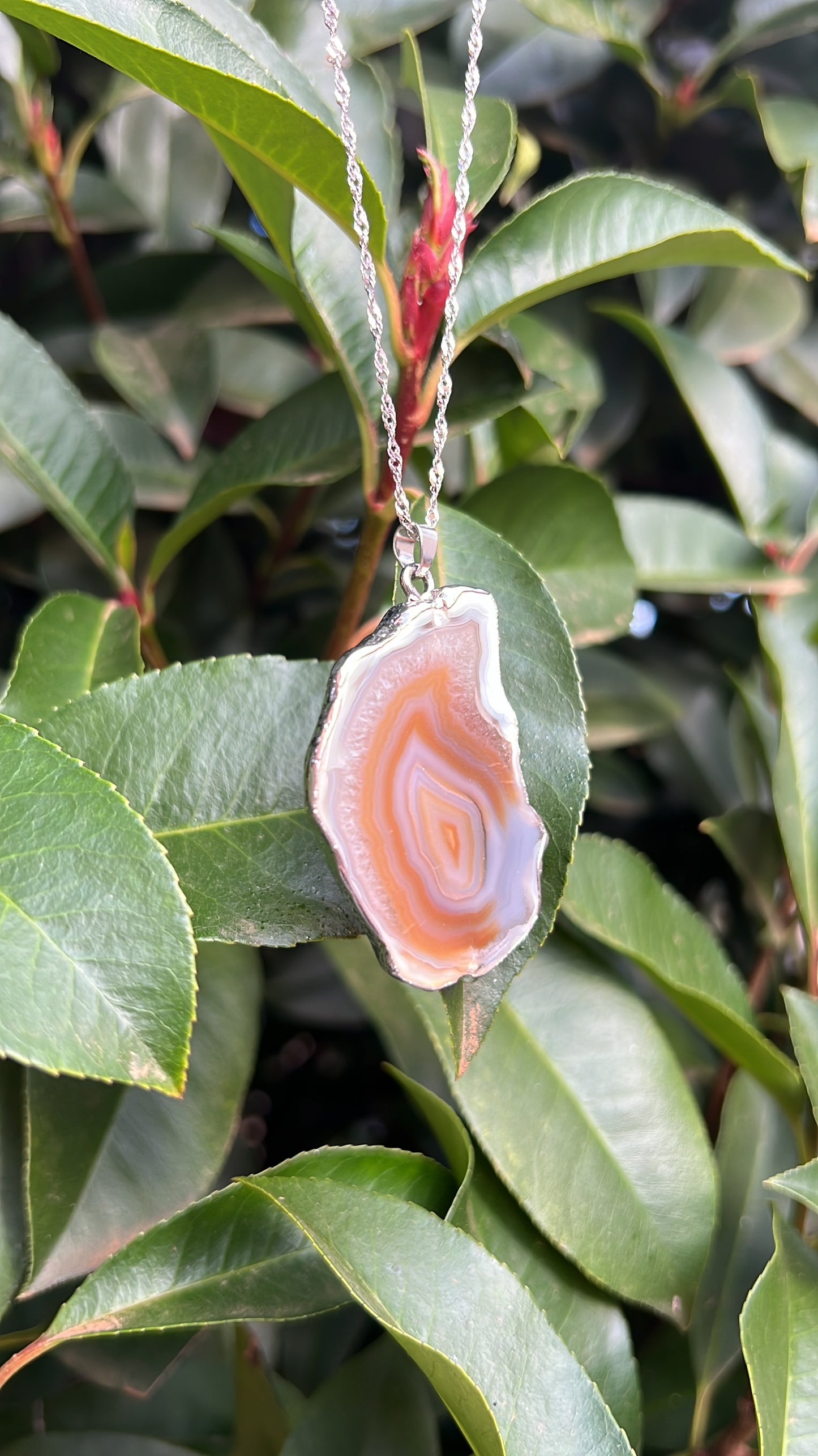 Inner Peace & Strength Silver Agate