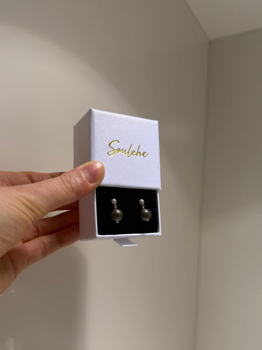 Pyrite Studs - protection, Life energy, Success