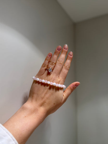 Joy, New Beginnings, Love • Rose Quartz & Moonstone • Bracelet