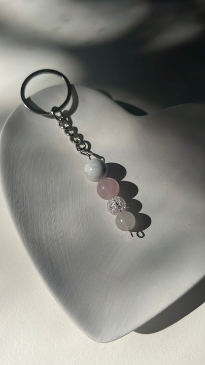 2025 Lucky Crystal or Love and Peace Keychain