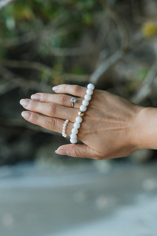 Balance x Booster • White Agate