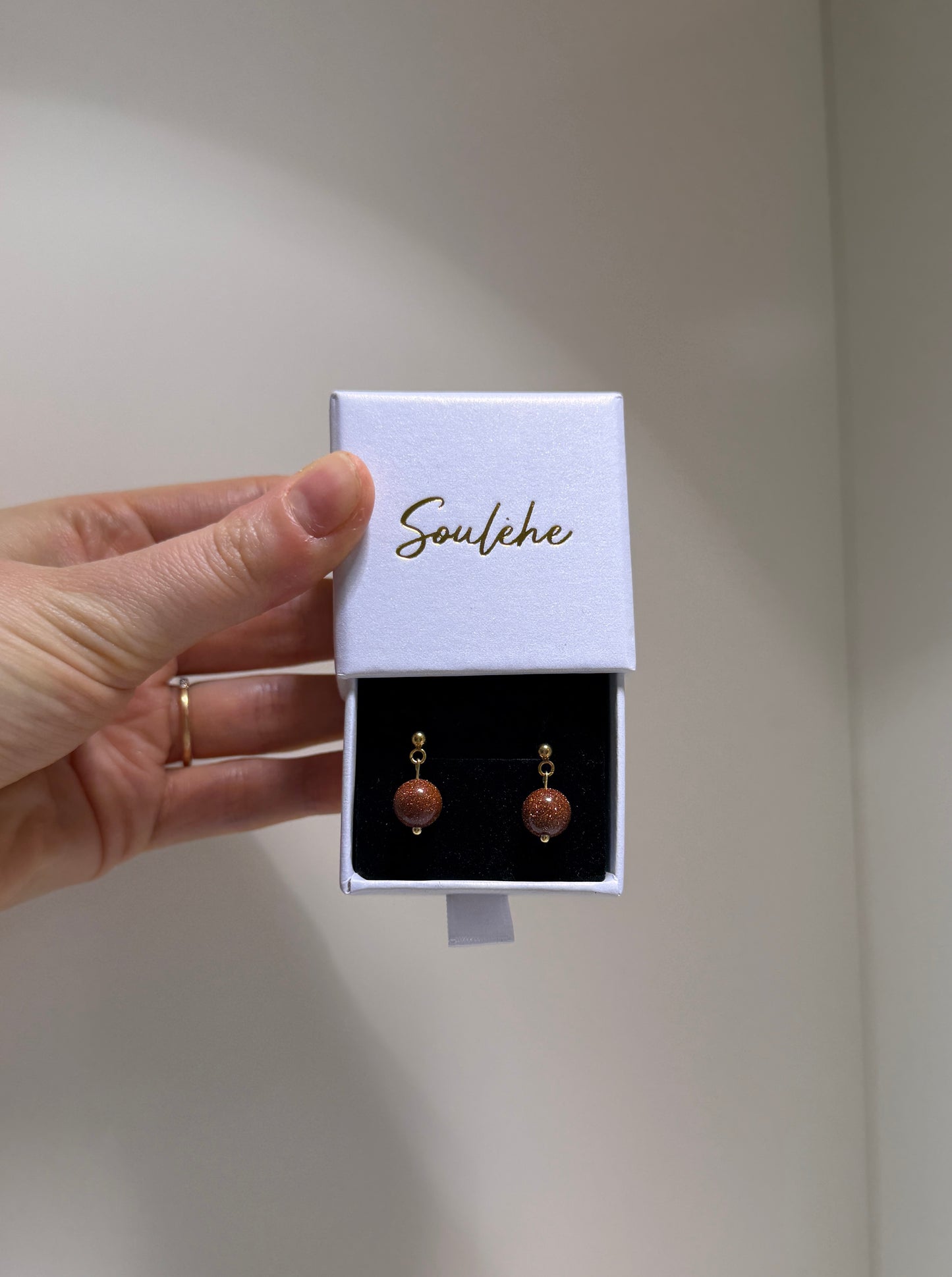 Sandstone Studs - Luck