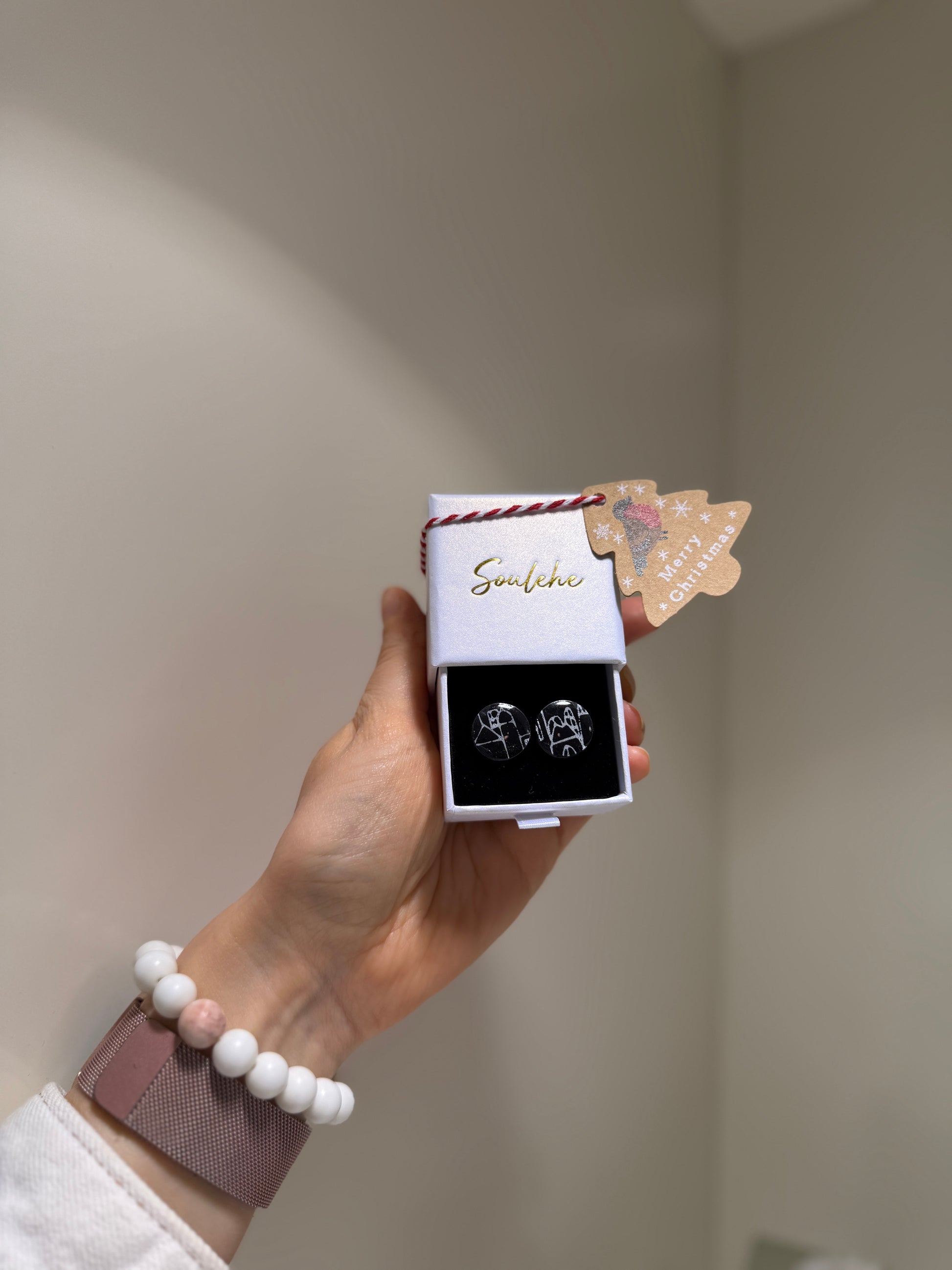 Dark Festive Earrings