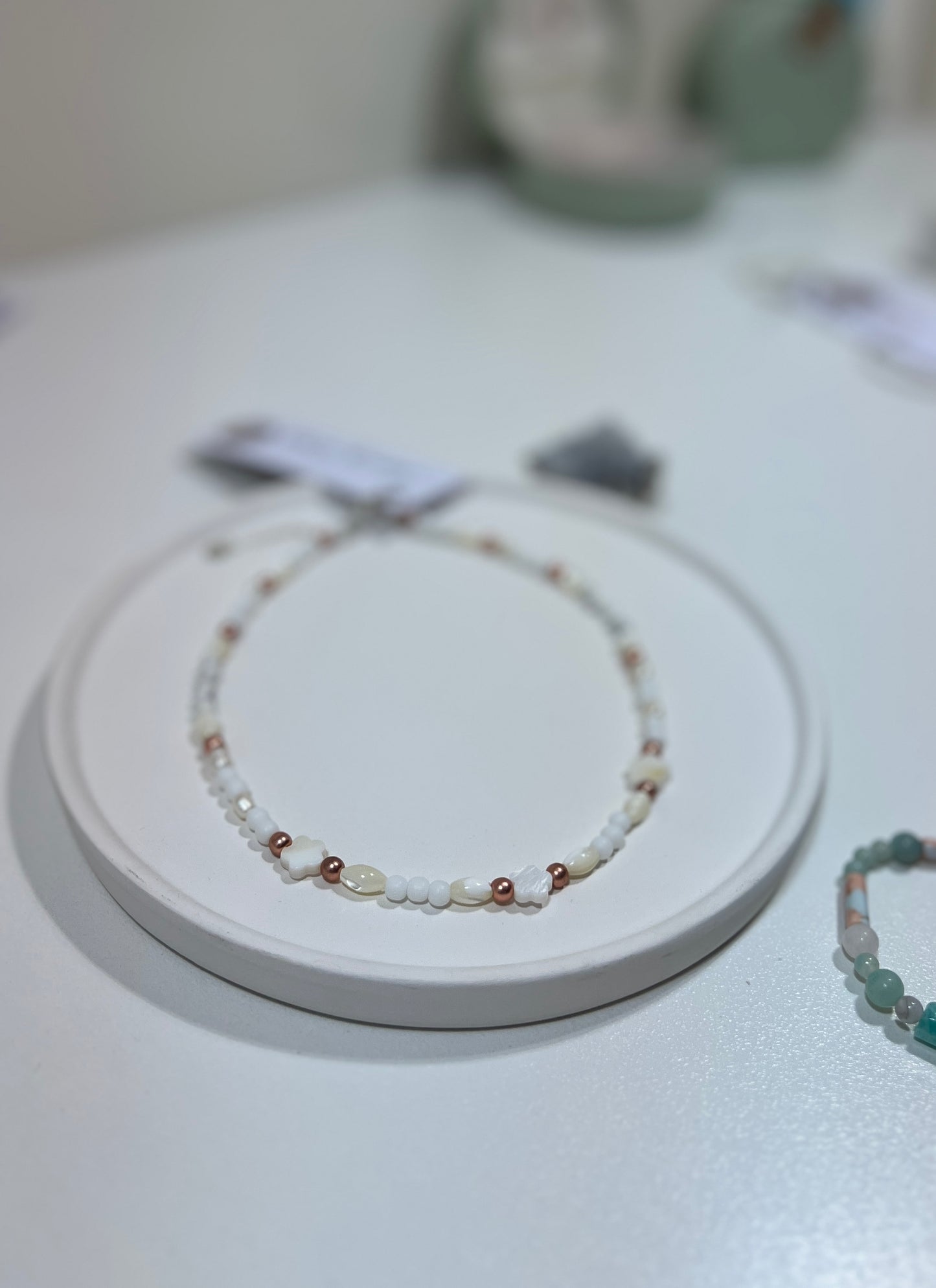 Balance and Grounding - Flower Shell Necklace