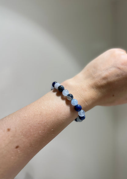 Logic and Intuition • Aquamarine x Blue Sodalite