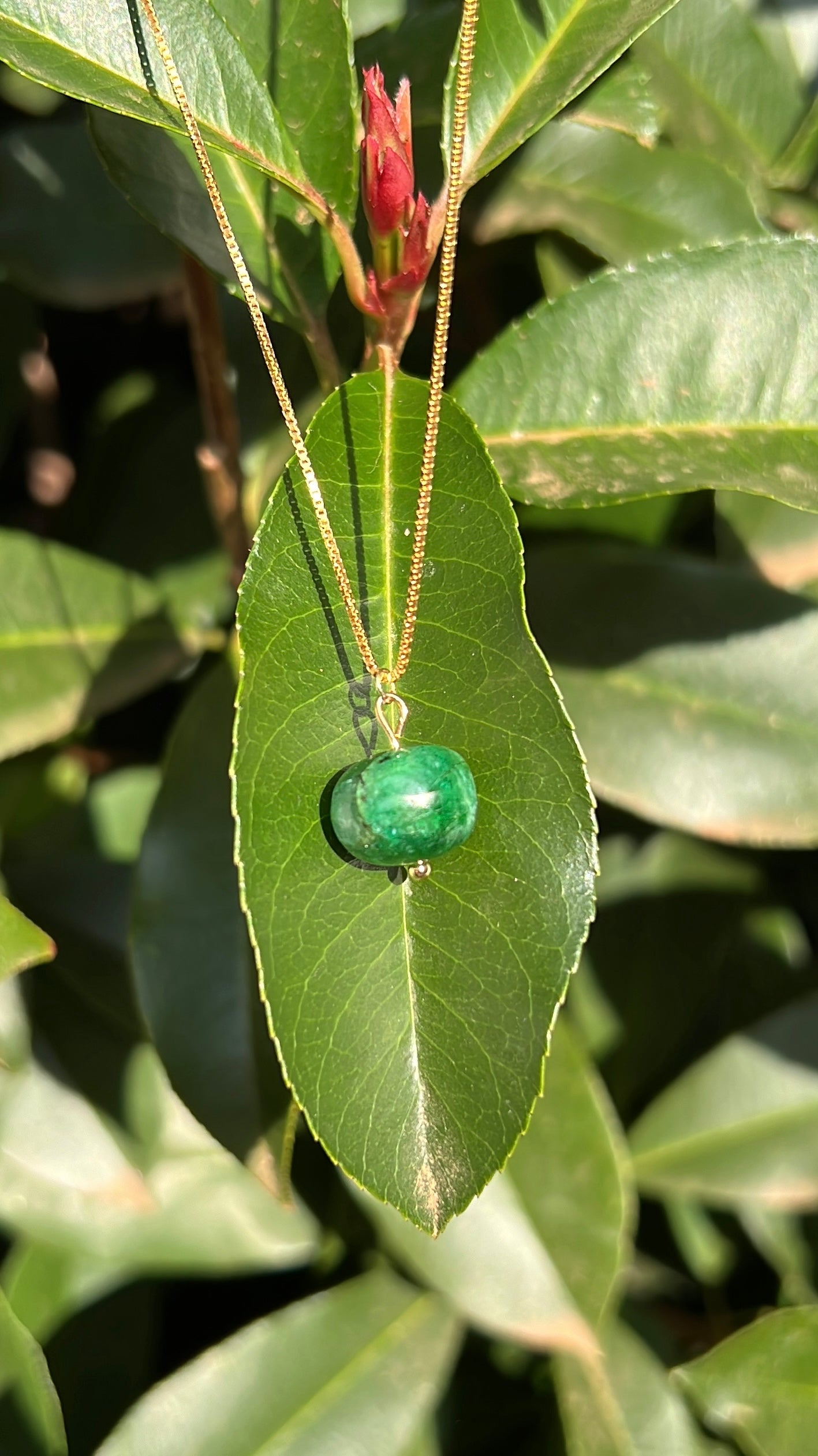 Emerald Solo • 18K Gold Filled or 925 Silver