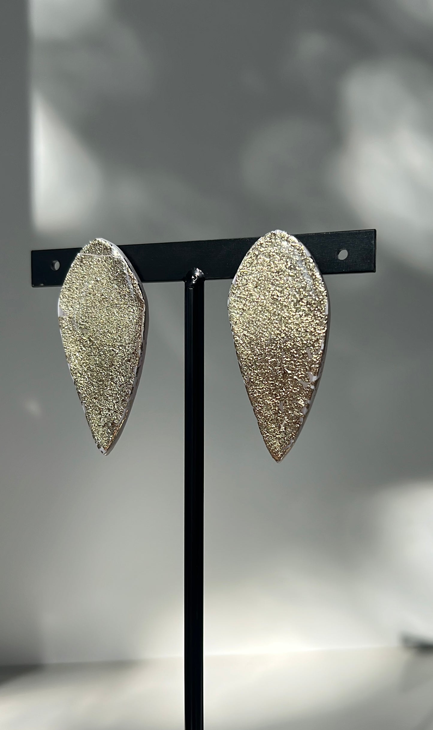 Gold Sparkle • Luxurious Artisan Earrings