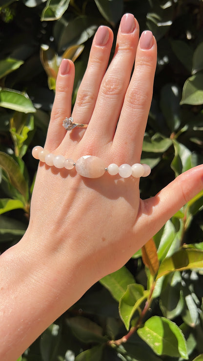 Femininity, Motivation x Knowledge • Bracelet • Pink Aventurine