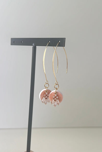 Orange Bauble • Luxurious Artisan Earrings