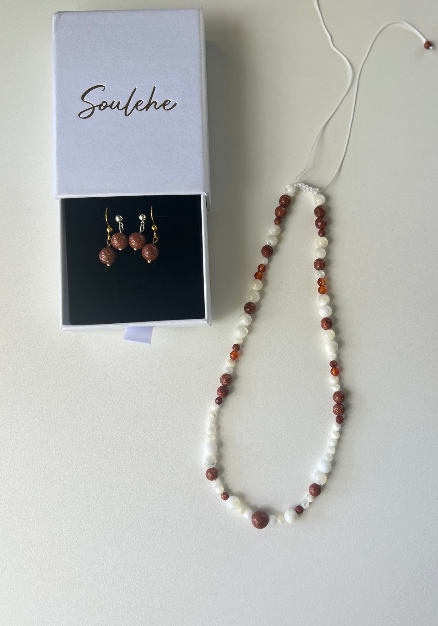Positivity Set – Choker Necklace & Two Pairs of Earrings
