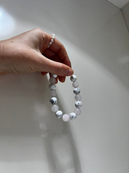 Heal the heart - Rose Quartz x Howlite