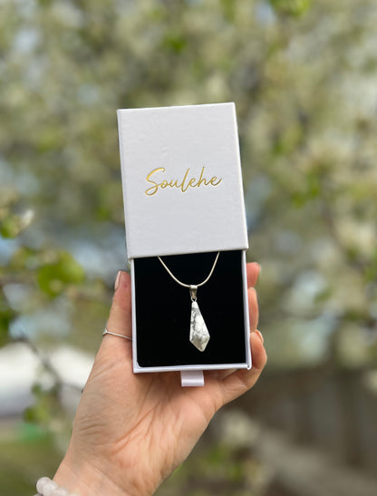 Howlite • Peace • Necklace