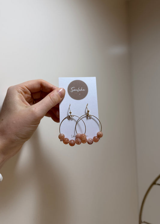 Sunstone Berry • 18K Gold Plated x Stainless Steel