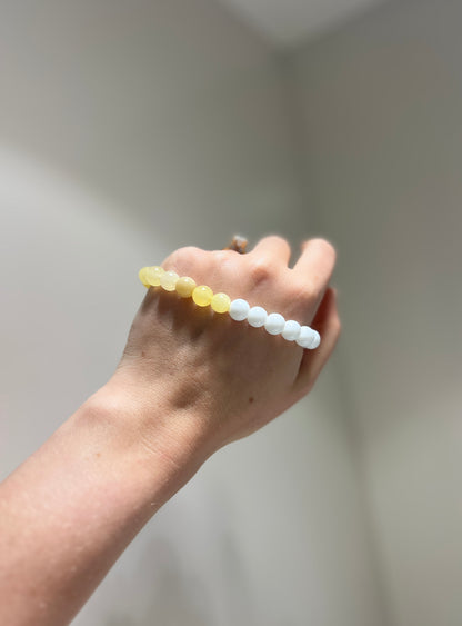 White Agate & Citrine Duality - Professional success.