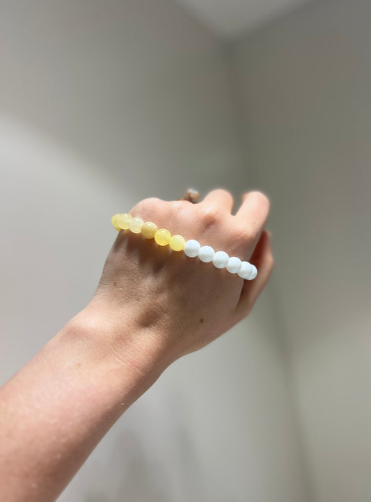 White Agate & Citrine Duality - Professional success.