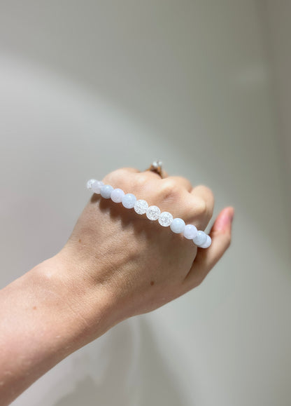 Youth, Happiness x Peace • Bracelet • Aquamarine