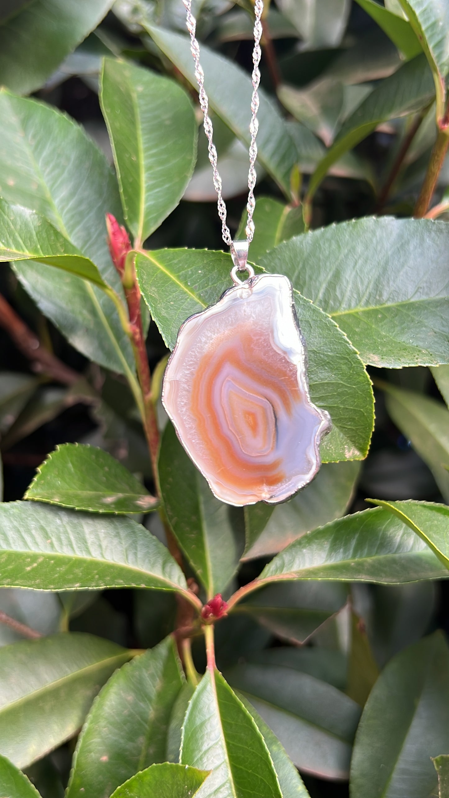 Inner Peace & Strength Silver Agate