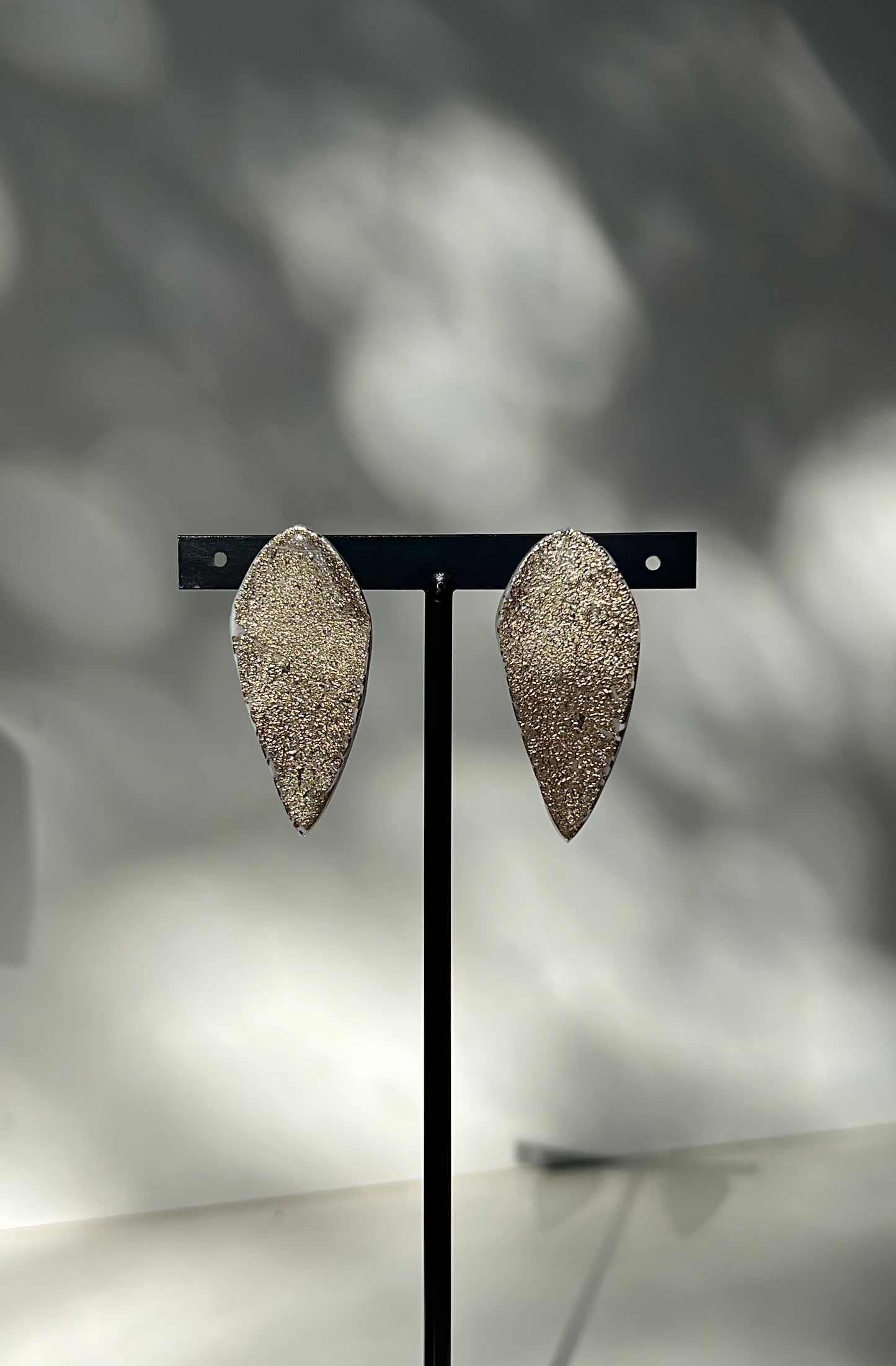 Gold Sparkle • Luxurious Artisan Earrings