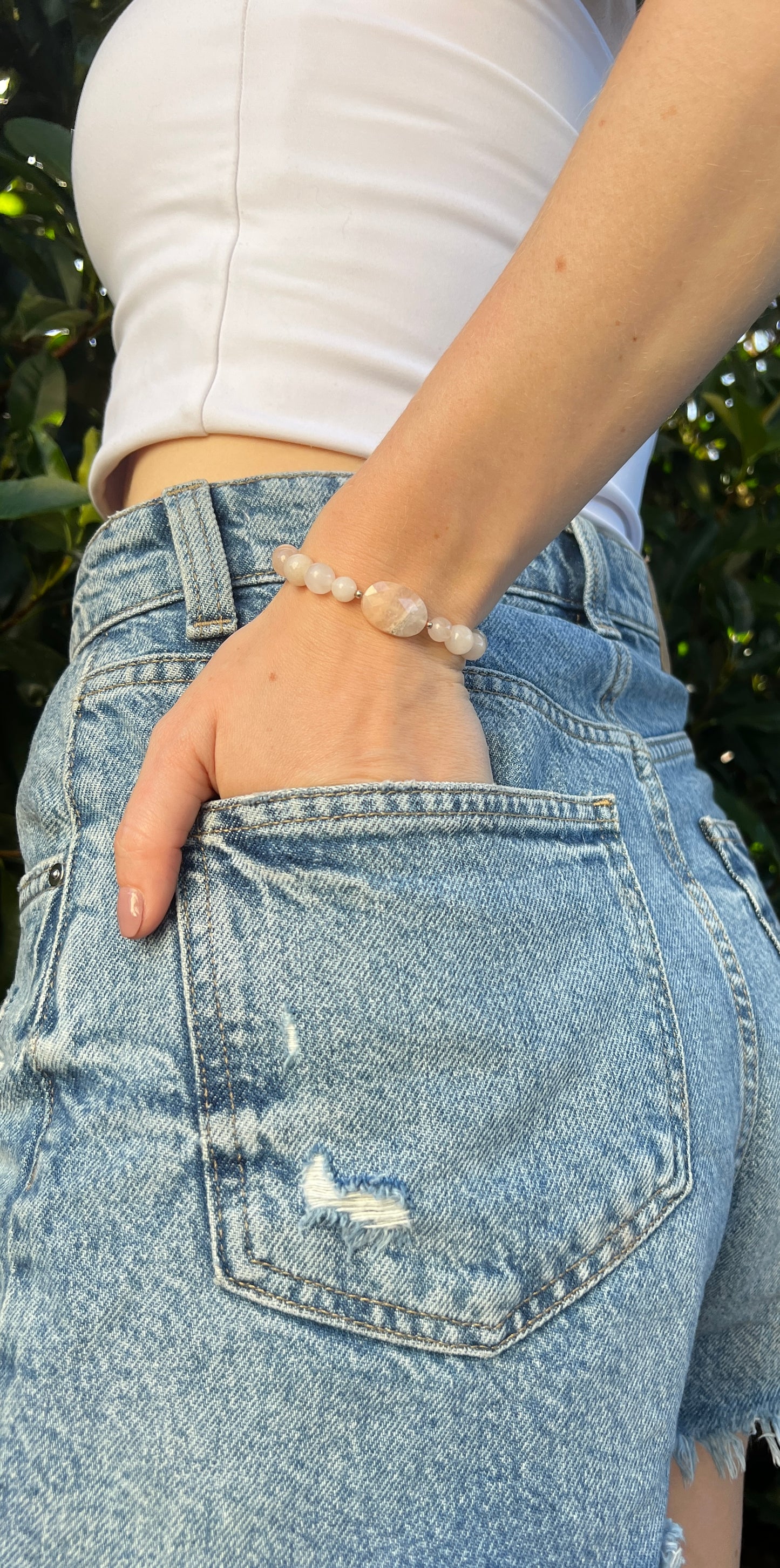 Femininity, Motivation x Knowledge • Bracelet • Pink Aventurine