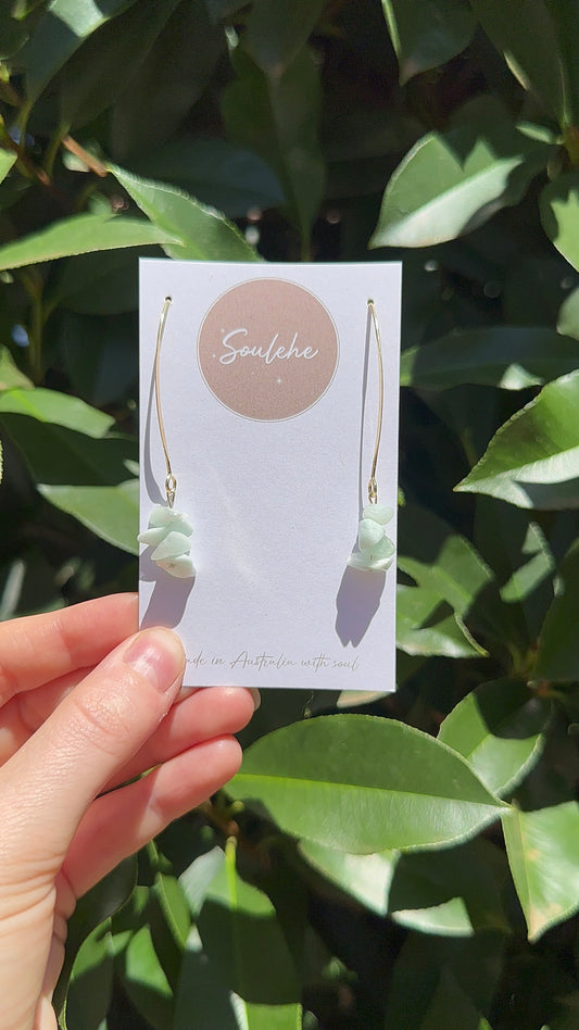 Self-Expression, Dreams & Balance
• Earrings  • Amazonite