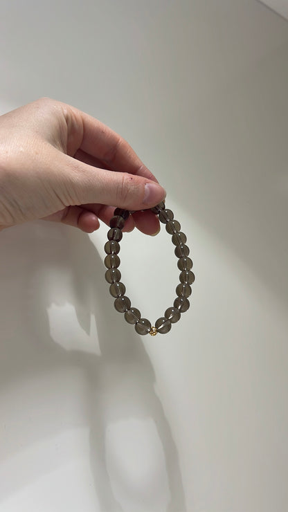 Grounded, Rationality •  Bracelet • Smoky Quartz - 2025 Luck
