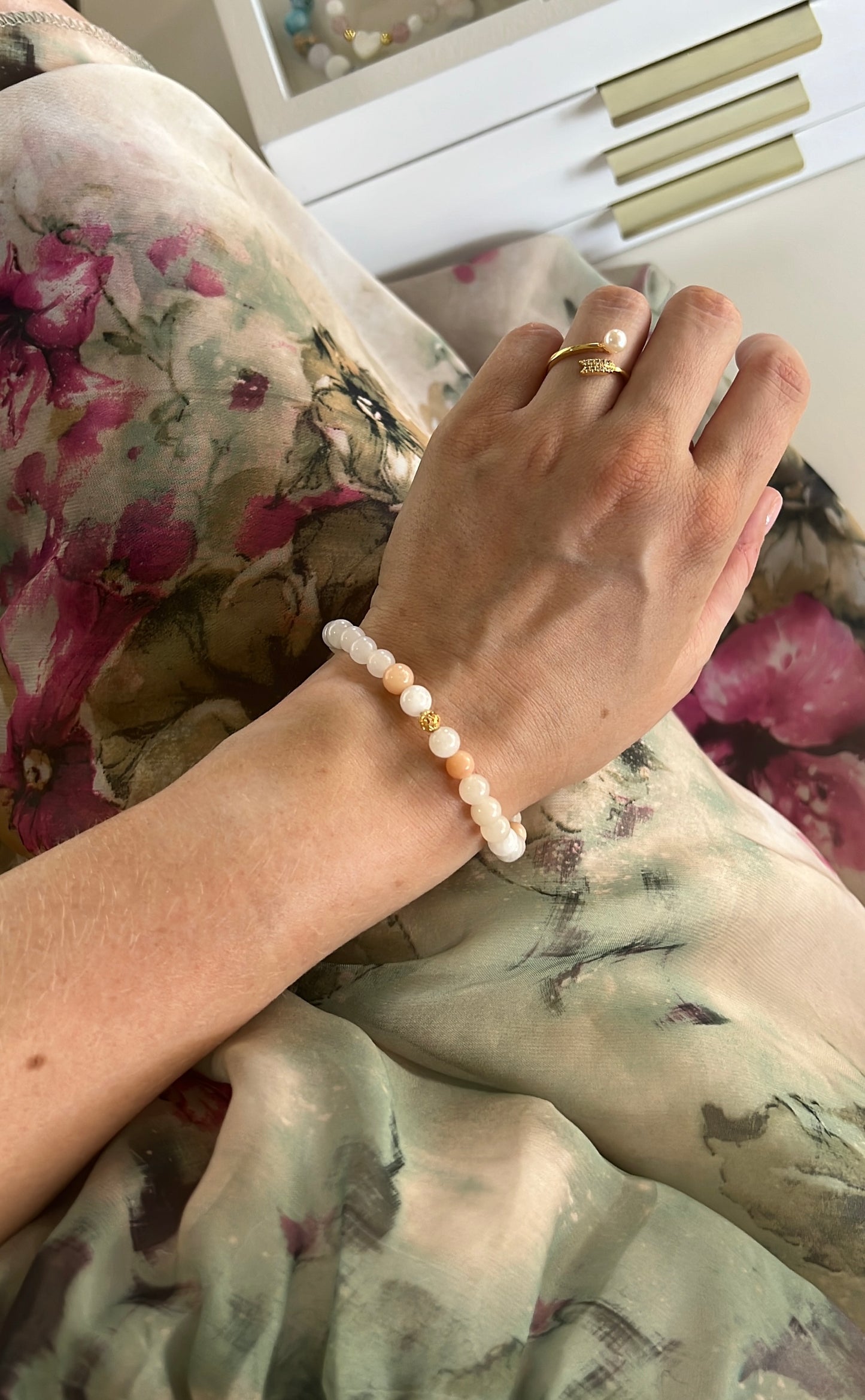 Happiness x Intuition • Pink Aventurine & Moonstone