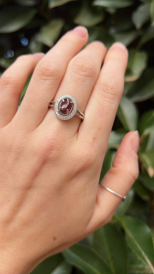 garnet ring