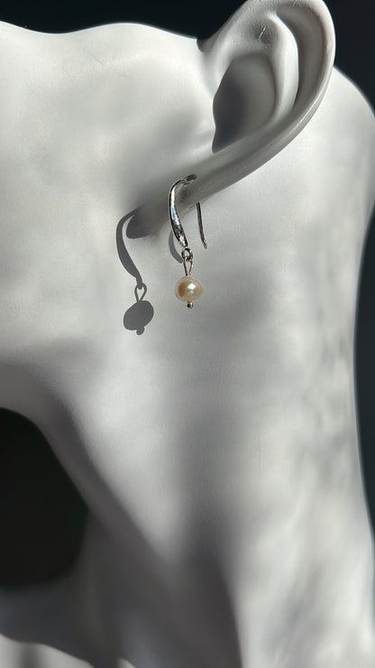 Pearl Dewdrops •  925 Sterling Silver