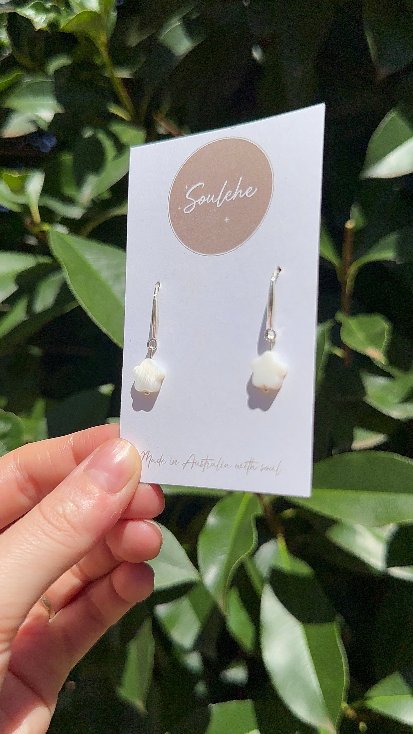 natural shell earrings 