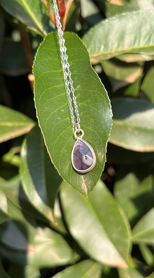 Inner growth x Harmony • Necklace • Amethyst & 925 Sterling Silver
