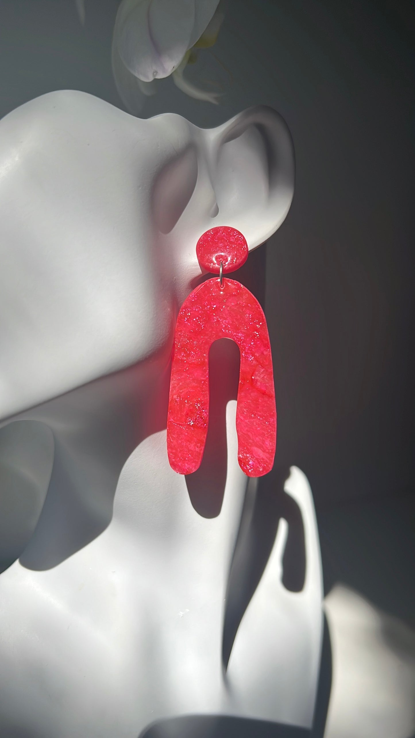 Crimson Deluxe • Luxurious Artisan Earrings