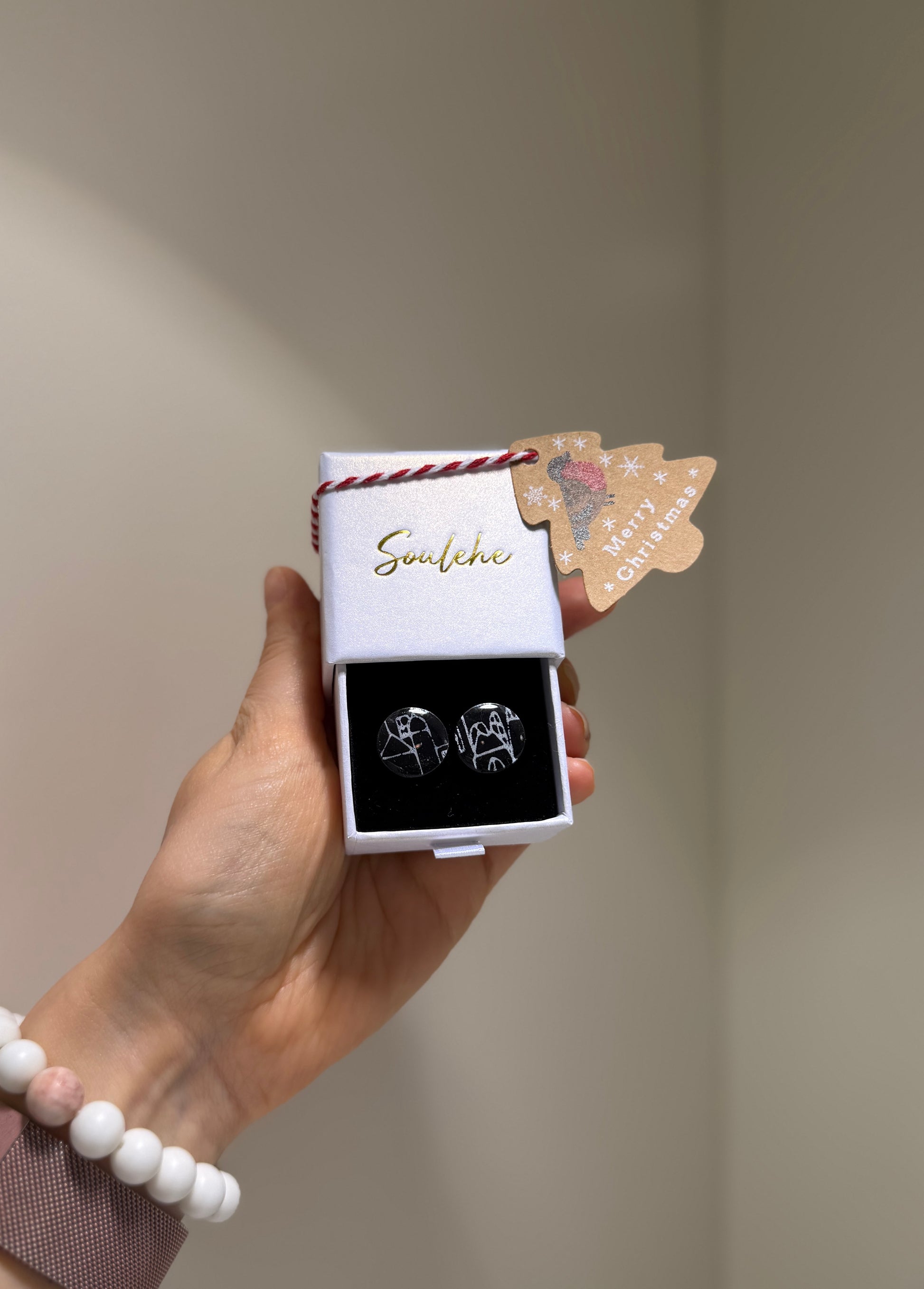 Dark Festive Earrings