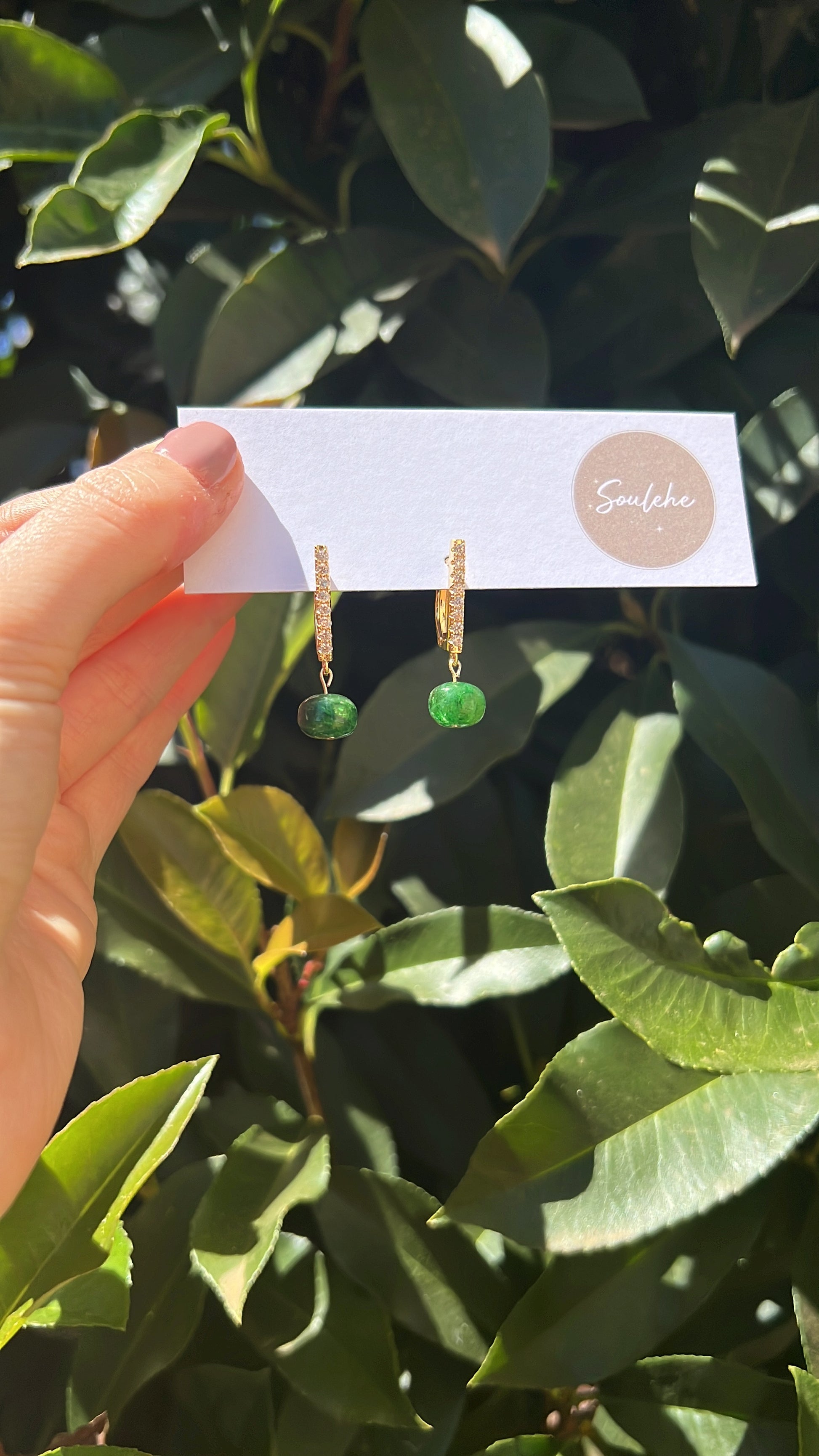 natural emerald earrings wedding