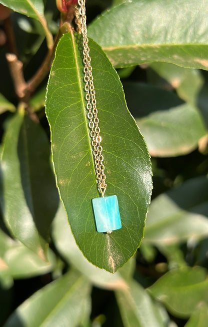 Self-Expression, Dreams & Balance • Necklace • Amazonite