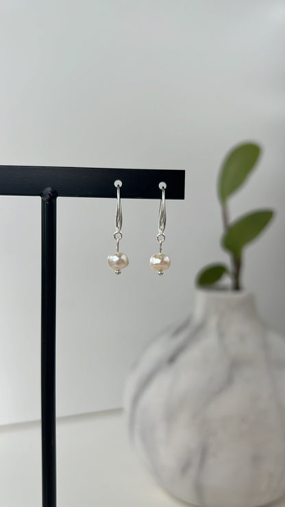 Pearl Dewdrops •  925 Sterling Silver