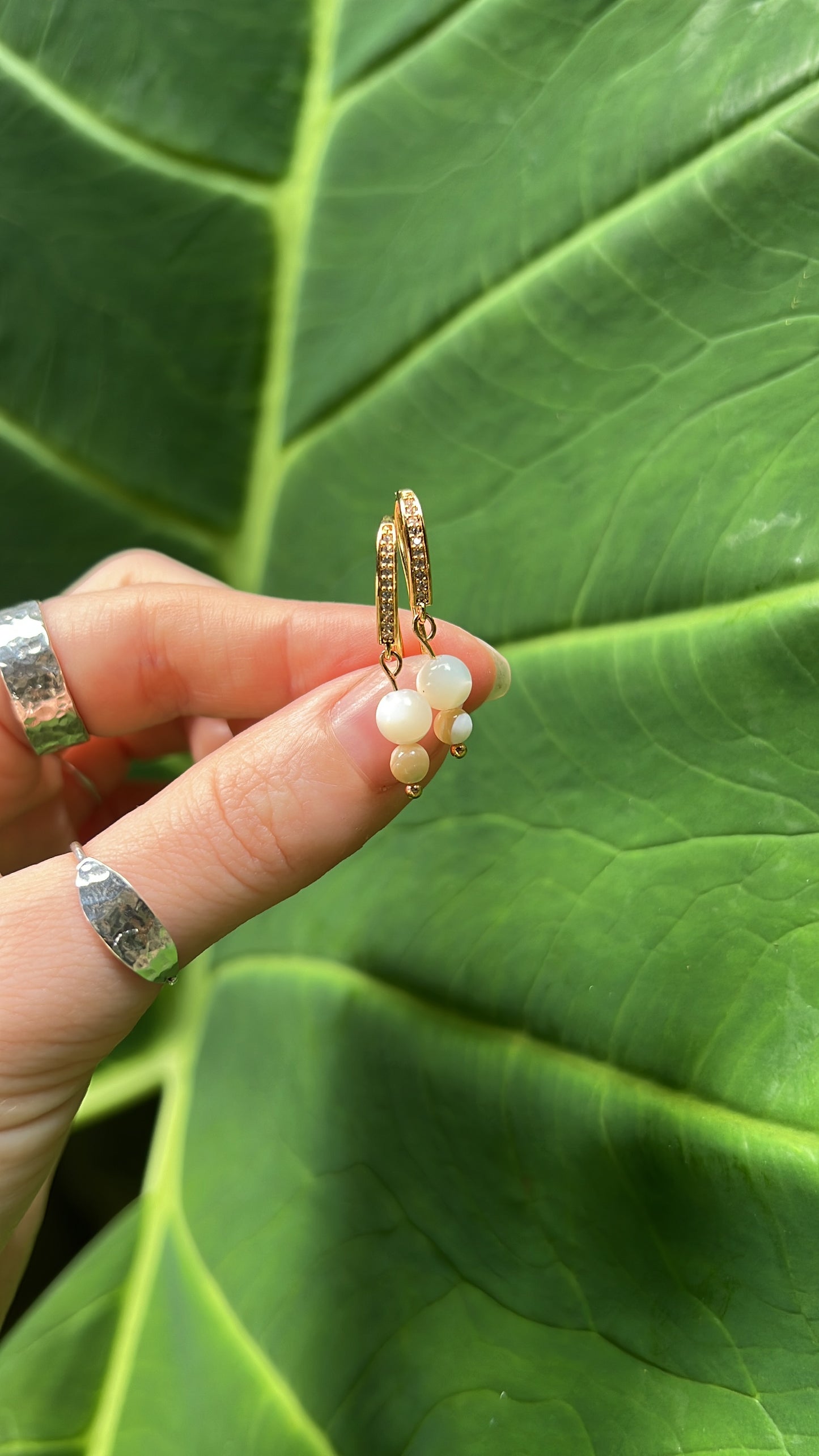 shell earrings wedding