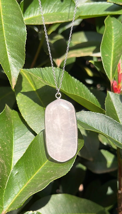 Sensuality x Femininity • Necklace • Rose Quartz & 925 Sterling Silver