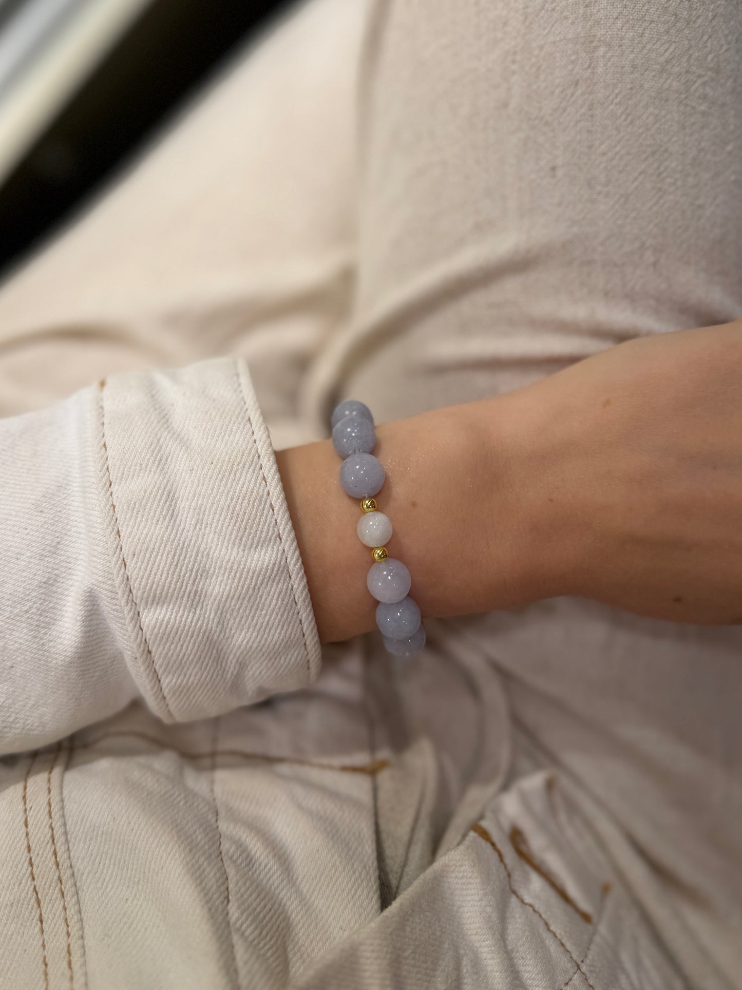 Aquamarine & Moonstone - emotional balance, flow, healing