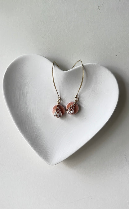 Orange Bauble • Luxurious Artisan Earrings