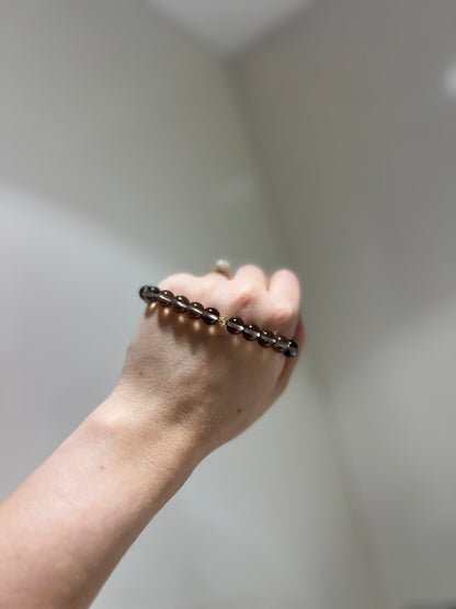 Grounded, Rationality •  Bracelet • Smoky Quartz - 2025 Luck