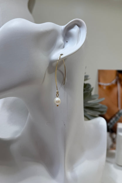 Pearl Long Earrings